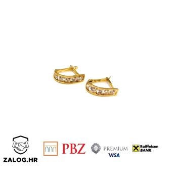 ZLATNE NAUŠNICE 1,02G 14K ***DO 24 RATE*** R1!