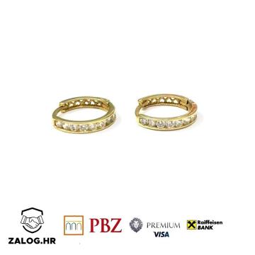 ZLATNE NAUŠNICE 1.86G 14K ***DO 24 RATE*** R1!