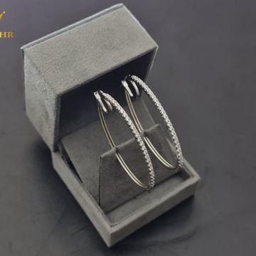 ZLATNE NAUŠNICE SA CIRKONIMA 11,94G (14K) / R1, RATE!