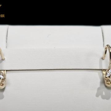 ZLATNE NAUŠNICE 14K 1.13G/ R1, RATE!