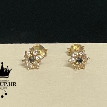 ZLATNE NAUŠNICE 14K 1,42G / R1, RATE !