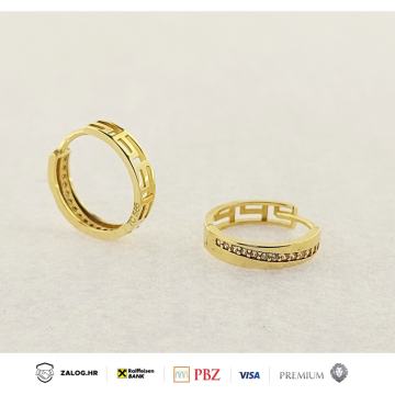 ZLATNE NAUŠNICE 14K 2,66G ***DO 24 RATE*** R1!