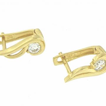 ZLATNE NAUŠNICE 14K (585) 2,66 grama NOVO • GOLD SHOP •