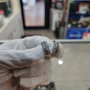 ZLATNE NAUŠNICE 14K .585 4,65G BIJELO ZLATO *DO 24 RATE* POVOLJNO! R1!