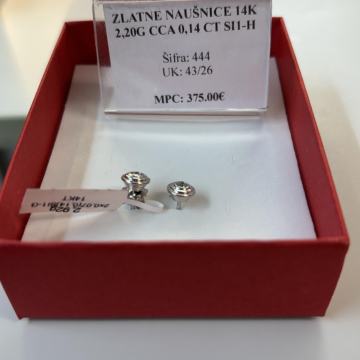 ZLATNE NAUŠNICE 14K
