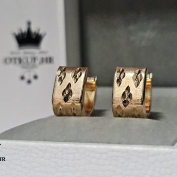 ZLATNE NAUŠNICE 3,00g (14k) / R1, RATE !