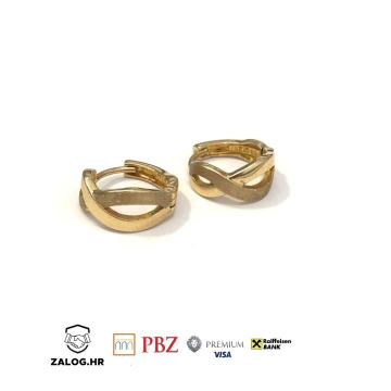 ZLATNE NAUŠNICE 3.03G 14K ***DO 24 RATE*** R1!