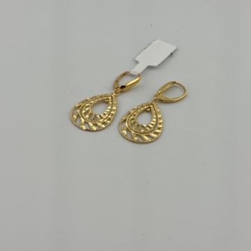 Zlatne naušnice 14 kt zlato 3,82g