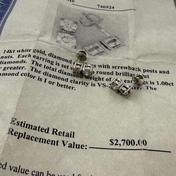 ZLATNE NAUŠNICE BRILJANTI