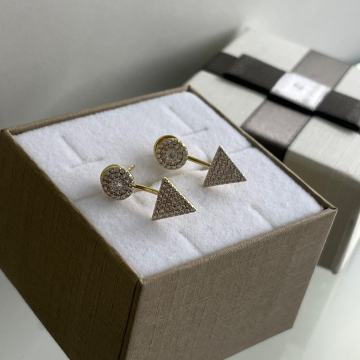 ZLATNE NAUŠNICE CIRKONI