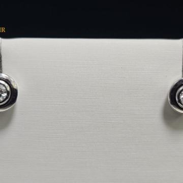 ZLATNE NAUŠNICE S DIJAMANTIMA 0.20CT 14K / R1, RATE!