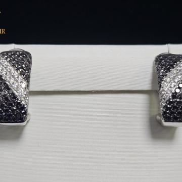 ZLATNE NAUŠNICE S DIJAMANTIMA 5.22G 0.43CT 14K / R1, RATE!