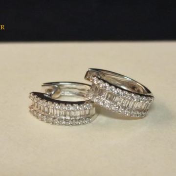 ZLATNE NAUŠNICE S DIJAMANTIMA cca 0,90ct + certifikat / R1, RATE !!