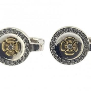 ZLATNE NAUŠNICE DJETELINA S 4 LISTA 14K (585) 4,36g NOVO • GOLD SHOP •