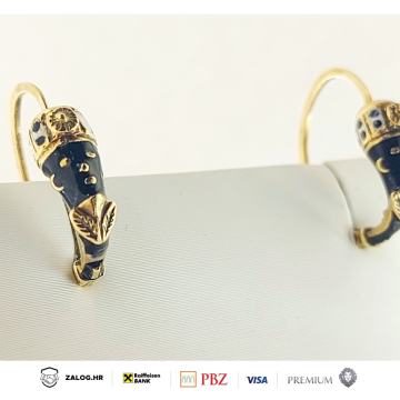ZLATNE NAUŠNICE MORČIĆI 14K 4,07g ***DO 24 RATE*** R1!