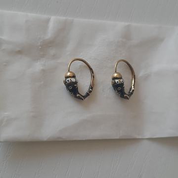 Zlatne naušnice " Morčići "