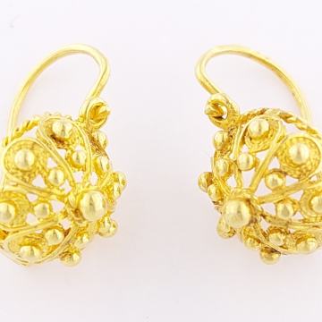 ZLATNE NAUŠNICE ŠIBENSKI BOTUNI 14K (585) 3,11g NOVO • GOLD SHOP •