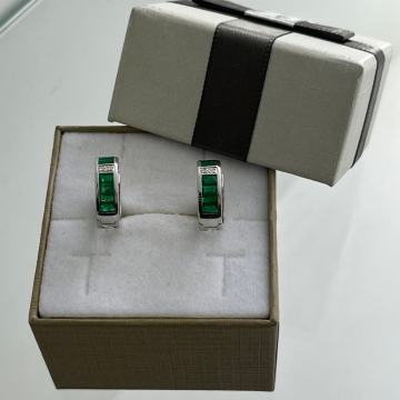 ZLATNE NAUŠNICE SMARAGDI