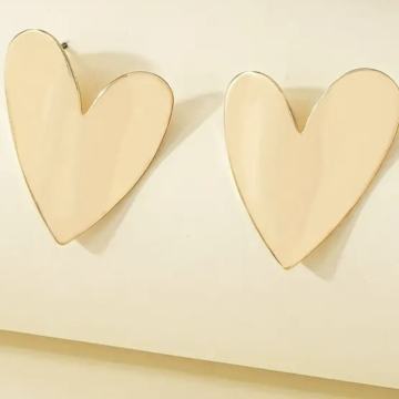 ZLATNE NAUŠNICE SRCE - NOVO