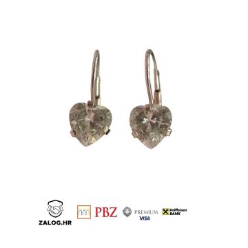 ZLATNE NAUŠNICE SA SRCEM 14K 2,22G ***DO 24 RATE*** R1!