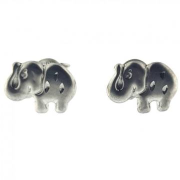 ZLATNE NAUŠNICE ŠTIFT SLONIĆI 14K (585) 0,70 grama NOVO • GOLD SHOP •