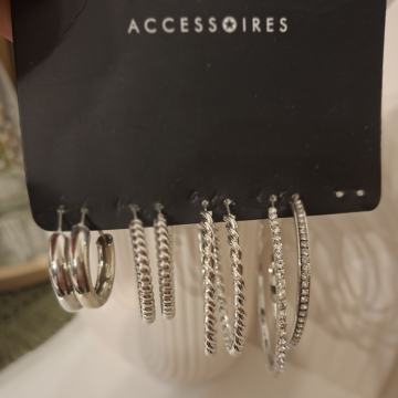 ZLATNE I SREBRNE NAUŠNICE ALKE  - NOVO