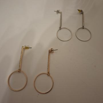 ZLATNE I SREBRNE NAUŠNICE  - NOVO