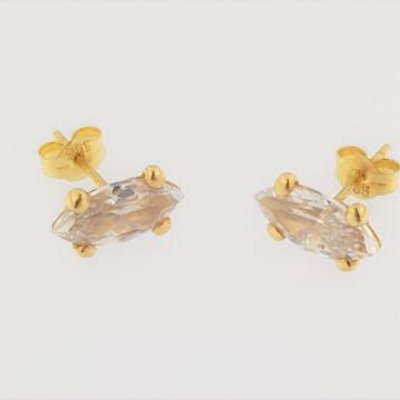 ZLATNE ŠTIFT NAUŠNICE 14K (585) 1,13 grama NOVO • GOLD SHOP •