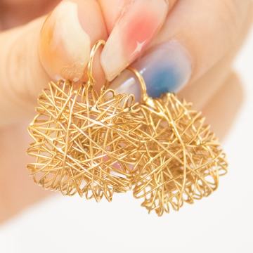 ZLATNE UNIKATNE VISEĆE NAUŠNICE 18K (750) 7,55 grama NOVO • GOLD SHOP