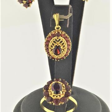 ZLATNI SET NAUŠNICE - PRIVJESAK 18K, .750, 21.5G, RATE, R1!