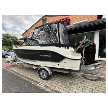Quicksilver Activ 555 Bowrider Cockpit Enclosure Kit Black - VK_QS555B