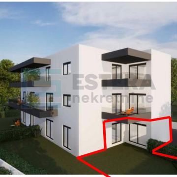 Apartman Ap4 43  m2 PRODAJA Pakoštane, Drage, 2s, priz , parking, vrt,