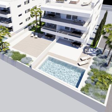 Apartman s bazenom (vlastiti veliki vrt i bazen)