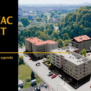 DUBOVAC KVART, 3-sobni stan 81,61 m2, zelena terasa, novogradnja