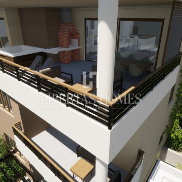 Dvosoban apartman na prizemlju novogradnje, grad Makarska