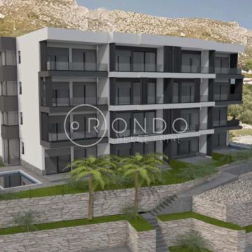 Ekskluzivni stanovi u prvom redu do mora – Podaca, Makarska rivijera