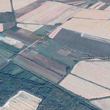 Građevinsko zemljište, Karlovac Feričanački, 2572 m2