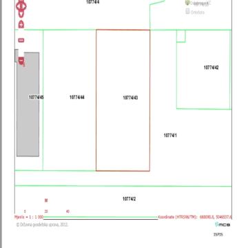 Građevinsko zemljište, Osijek, 4500 m2 Ulica borova (Čepinska)