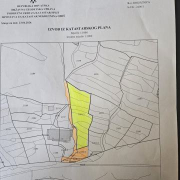 Građevinsko zemljište - prvi red do mora, Lokva Rogoznica, 1300 m2