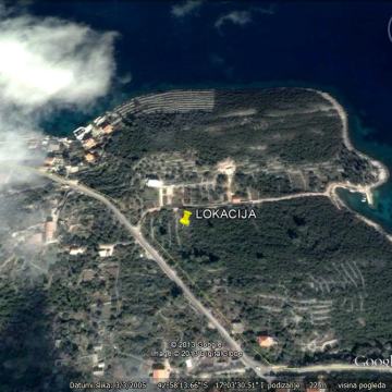 Korčula, Kneže, građevinsko zemljište 903 m2, 190 m od mora