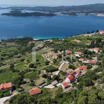 GURIĆI, OREBIĆ - Kamene ruševine s panoramskim pogledom na more