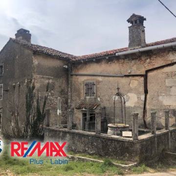 ISTRA, LABIN, DVOJNA KAMENA KUĆA SA POMOĆNIM OBJEKTOM