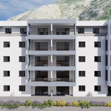 Jednosoban stan 400 metara od mora, Makarska, 47.00 m2, novogradnja