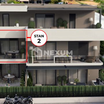 Jednosoban stan s prostranom lođom – 1. kat, Trogir