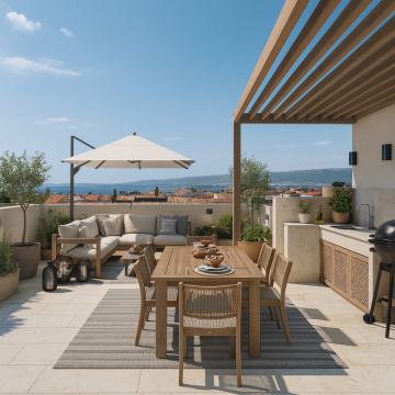 ‼️Dvosobni stan + VELIKA krovna terasa