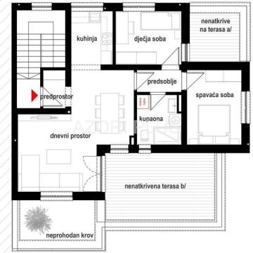 KRALJEVAČKI NOVAKI- NOVOGRADNJA- stan +vrt+lođa+VPM -70,77 m2-uv.kat