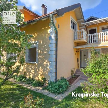Obiteljska kuća u Krapinskim Toplicama, garaža, potkrovlje za uređenje
