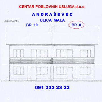 Kuća: Andraševec, 80.00 m2