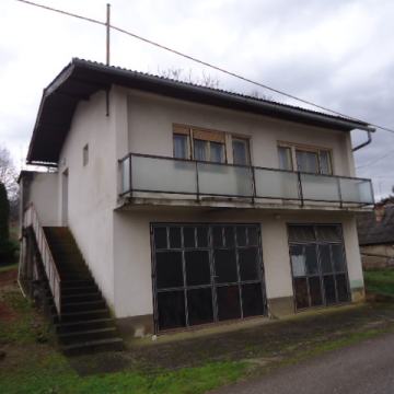 Kuća: Srednje Prilišće, visoka prizemnica, 50.00 m2 + 2 garaže 50 m2