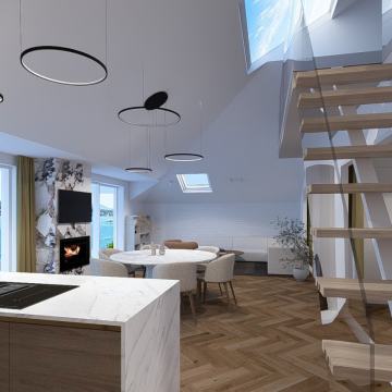 Luksuzan penthouse uz more, Šibenik, Crnica,139 m2